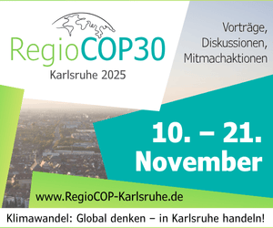 Anzeige RegioCOP30, Karlsruhe 2025