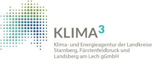 Klima³ - Klima- und Energieagentur der Landkreise Starnberg, Fürstenfeldbruck und Landsberg am Lech gGmbH-Logo